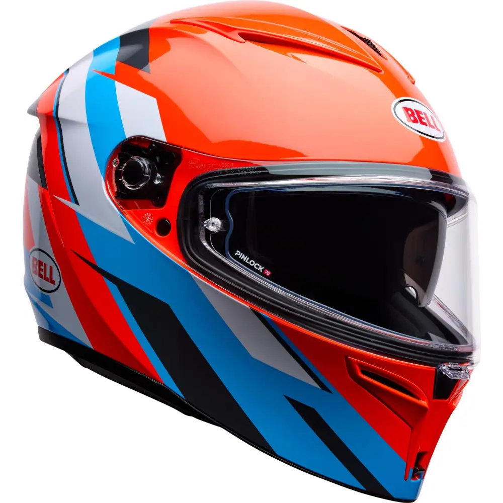 Casco Bell Lithium Nova Orange/Blue