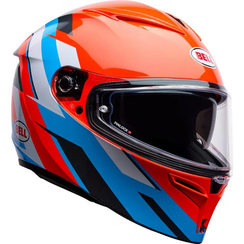 Casco Bell Lithium Nova Orange/Blue