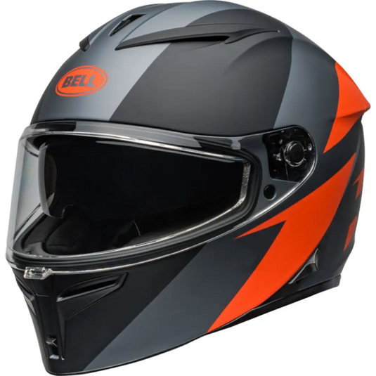 Casco Bell Lithium Shear Matte Gray/Orange