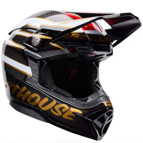 Casco Bell Moto-10 Spherical Fasthouse Did 25 Gloss Black/Gold