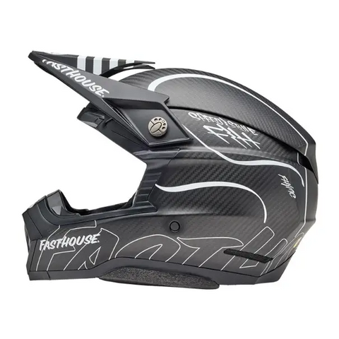 Casco Bell Moto-10 Spherical Fasthouse Raven Matte Black/White