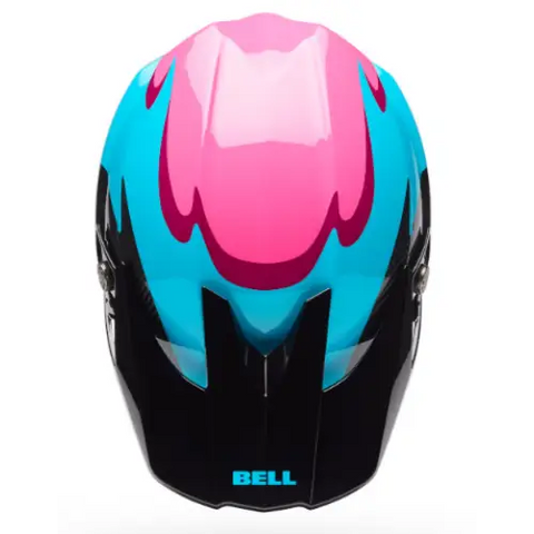 Casco Bell Moto-10 Spherical Green/Pink Fluid