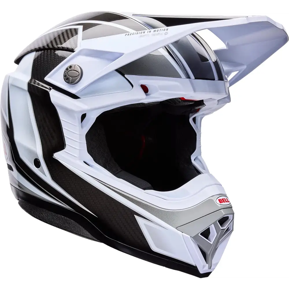 Casco Bell Moto-10 Spherical Grid White/Black/Gray