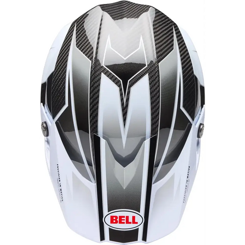Casco Bell Moto-10 Spherical Grid White/Black/Gray