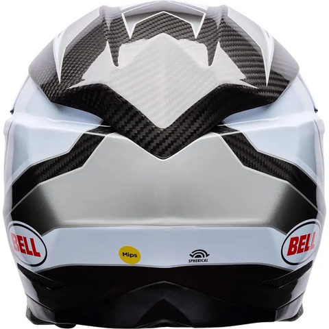 Casco Bell Moto-10 Spherical Grid White/Black/Gray
