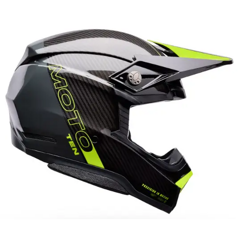 Casco Bell Moto-10 Spherical Strike Yellow/Gray