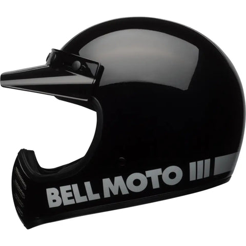 Casco Bell Moto-3 Classic Black ECE 22.06