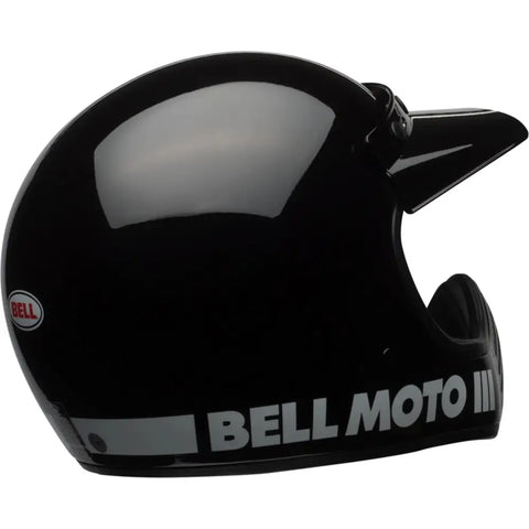 Casco Bell Moto-3 Classic Black ECE 22.06