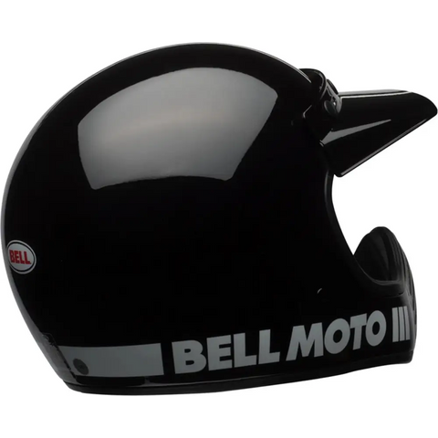 Casco Bell Moto-3 Classic Black ECE 22.06