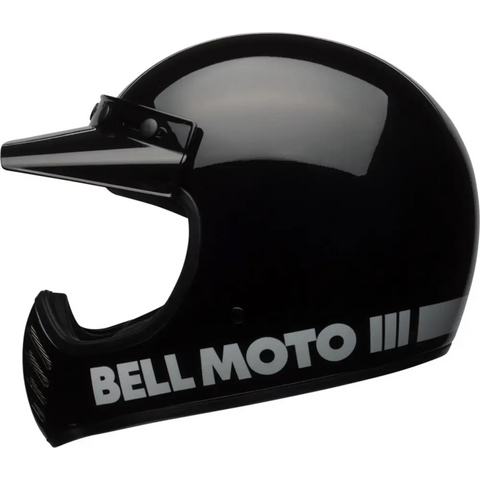 Casco Bell Moto-3 Classic Black ECE 22.06