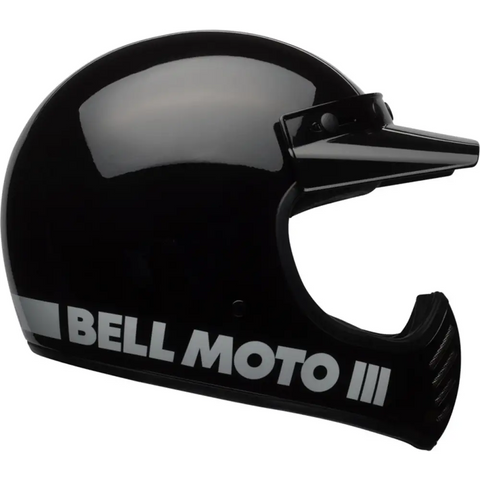 Casco Bell Moto-3 Classic Black ECE 22.06