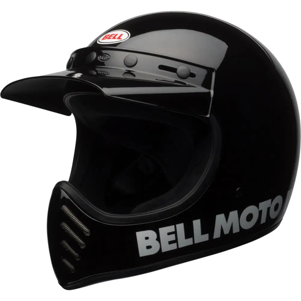 Casco Bell Moto-3 Classic Black ECE 22.06