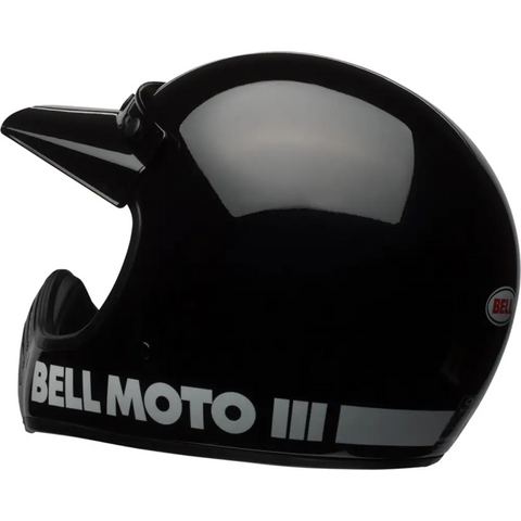 Casco Bell Moto-3 Classic Black ECE 22.06