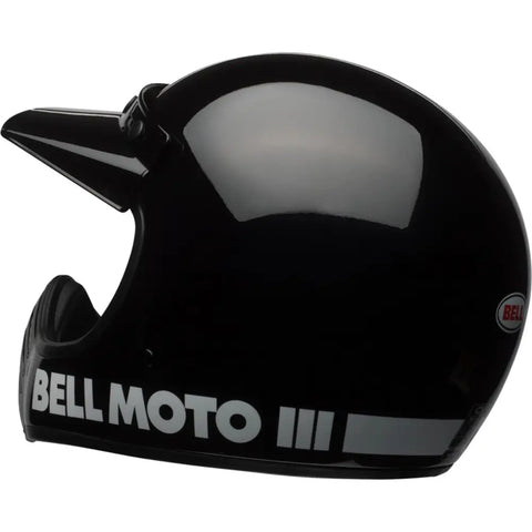 Casco Bell Moto-3 Classic Black ECE 22.06