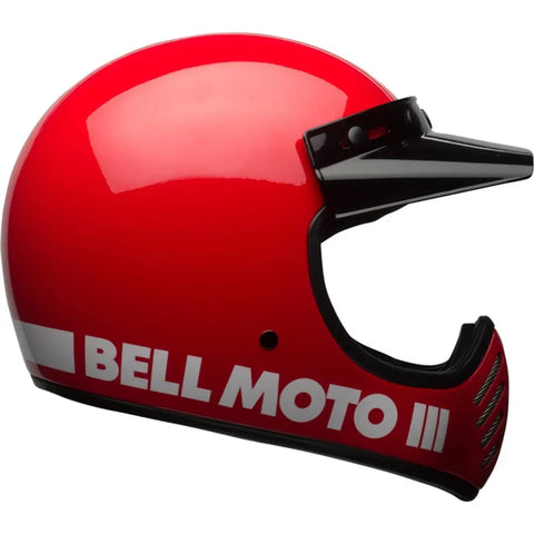 Casco Bell Moto-3 Classic Gloss Red ECE 22.06