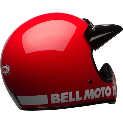 Casco Bell Moto-3 Classic Gloss Red ECE 22.06