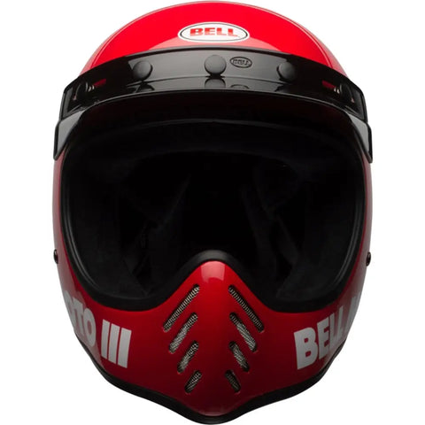 Casco Bell Moto-3 Classic Gloss Red ECE 22.06