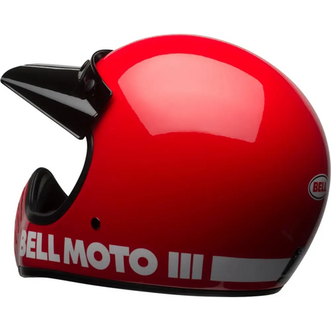 Casco Bell Moto-3 Classic Gloss Red ECE 22.06