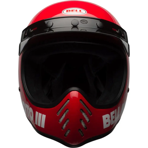 Casco Bell Moto-3 Classic Gloss Red ECE 22.06