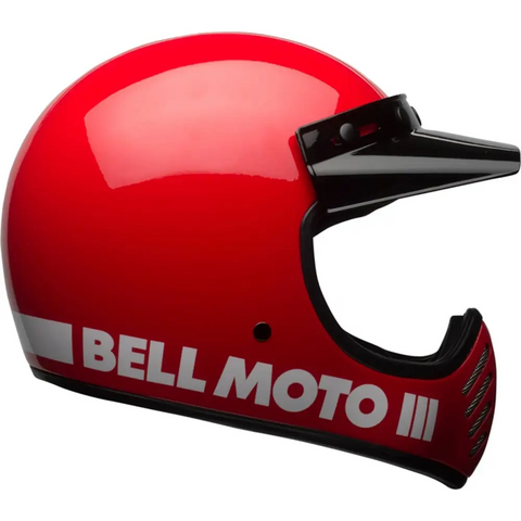 Casco Bell Moto-3 Classic Gloss Red ECE 22.06