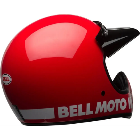 Casco Bell Moto-3 Classic Gloss Red ECE 22.06