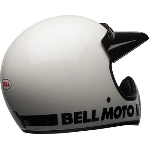 Casco Bell Moto-3 Classic White ECE 22.06