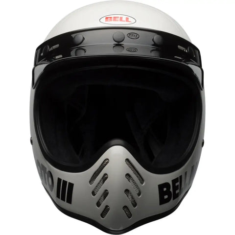 Casco Bell Moto-3 Classic White ECE 22.06