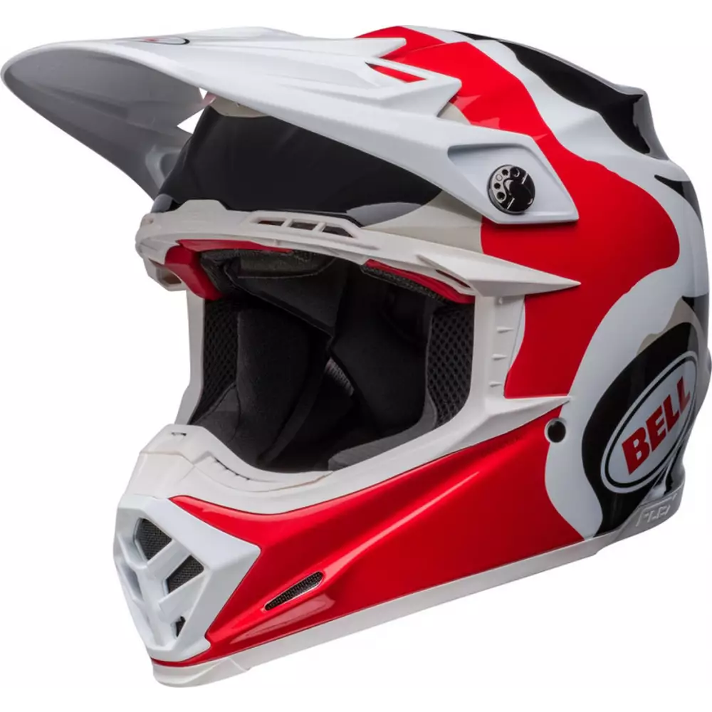 Casco Bell Moto-9S Flex Hello Cousteau Reef White/Red