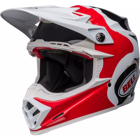 Casco Bell Moto-9S Flex Hello Cousteau Reef White/Red