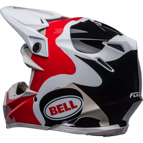 Casco Bell Moto-9S Flex Hello Cousteau Reef White/Red