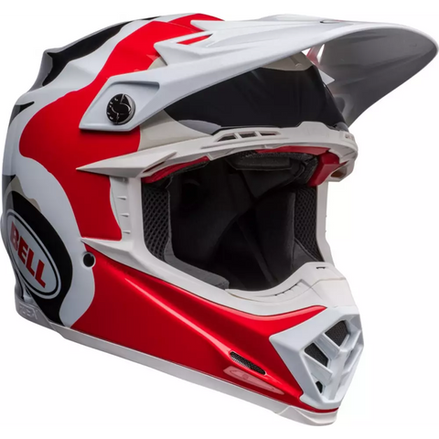 Casco Bell Moto-9S Flex Hello Cousteau Reef White/Red