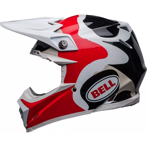 Casco Bell Moto-9S Flex Hello Cousteau Reef White/Red
