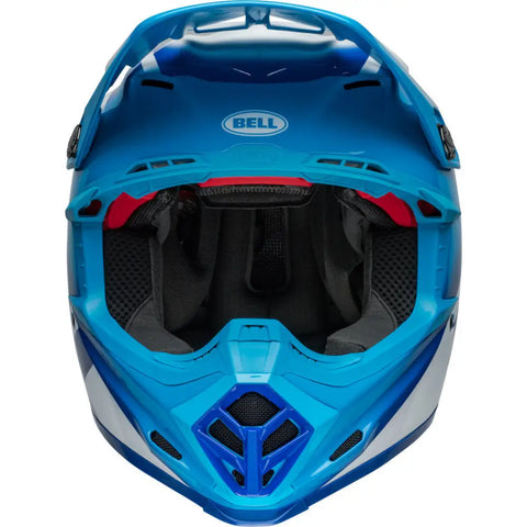 Casco Bell Moto-9S Flex Rail Gloss Blue/White