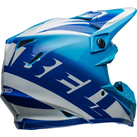Casco Bell Moto-9S Flex Rail Gloss Blue/White
