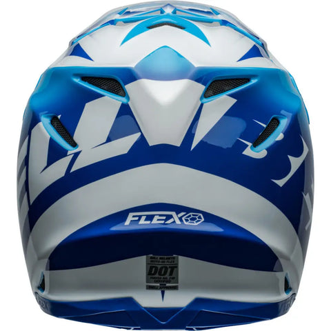 Casco Bell Moto-9S Flex Rail Gloss Blue/White