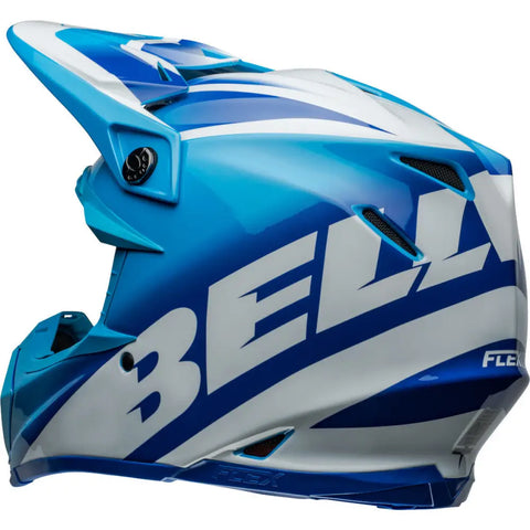 Casco Bell Moto-9S Flex Rail Gloss Blue/White
