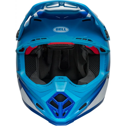 Casco Bell Moto-9S Flex Rail Gloss Blue/White