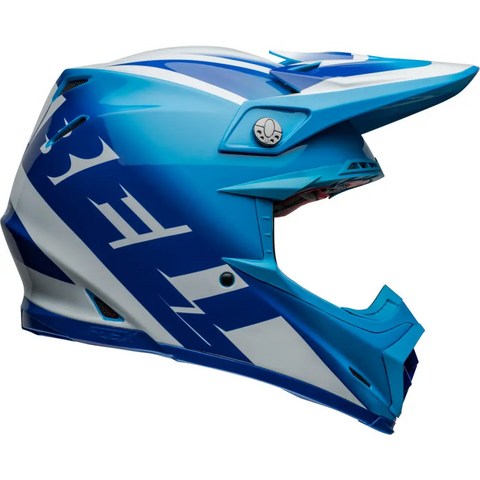 Casco Bell Moto-9S Flex Rail Gloss Blue/White