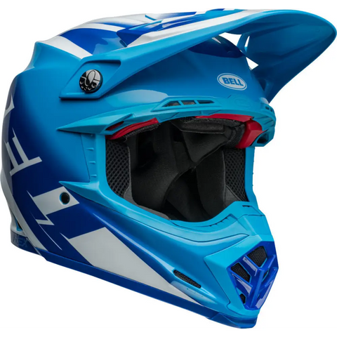 Casco Bell Moto-9S Flex Rail Gloss Blue/White