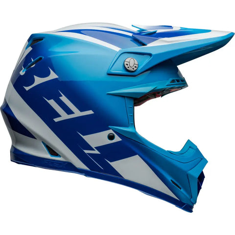 Casco Bell Moto-9S Flex Rail Gloss Blue/White