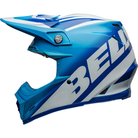 Casco Bell Moto-9S Flex Rail Gloss Blue/White