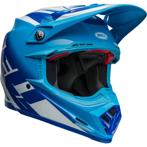 Casco Bell Moto-9S Flex Rail Gloss Blue/White