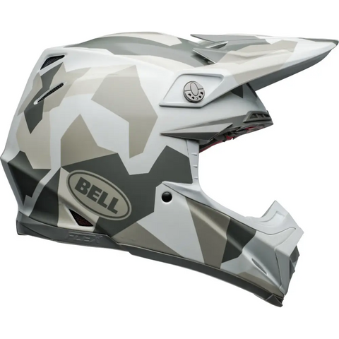 Casco Bell Moto-9S Flex  Rover Gloss White Camo