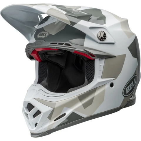 Casco Bell Moto-9S Flex  Rover Gloss White Camo