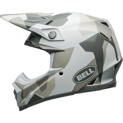 Casco Bell Moto-9S Flex  Rover Gloss White Camo