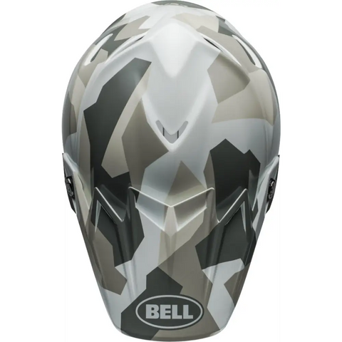 Casco Bell Moto-9S Flex  Rover Gloss White Camo