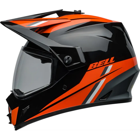 Casco Bell MX-9 Adventure MIPS Alpine Gloss Black/Orange