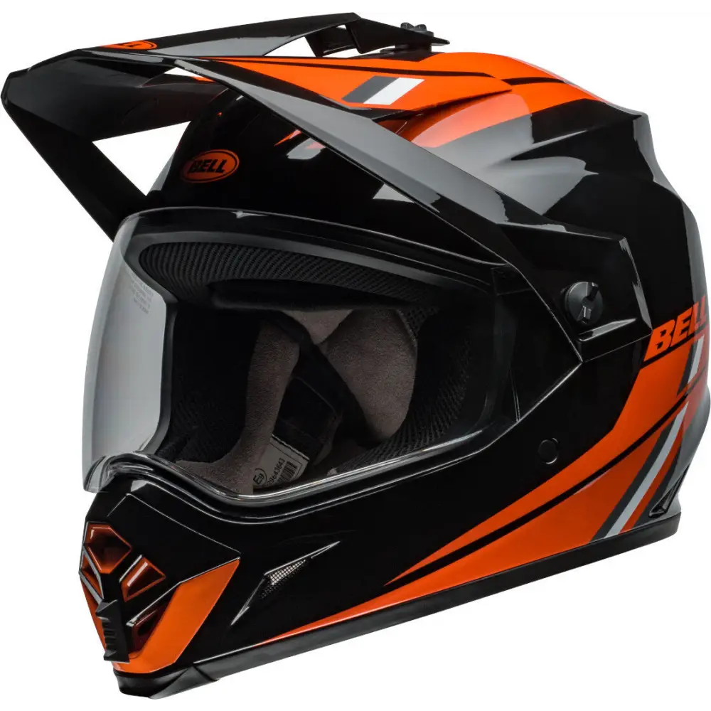 Casco Bell MX-9 Adventure MIPS Alpine Gloss Black/Orange