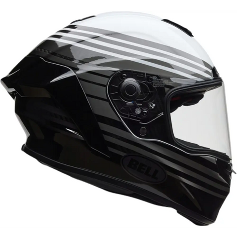 Casco Bell Race Star DLX Flex Dash White/Black