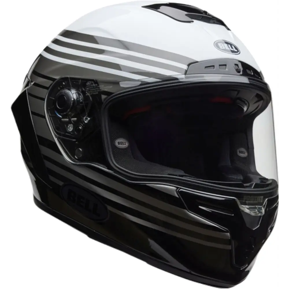 Casco Bell Race Star DLX Flex Dash White/Black